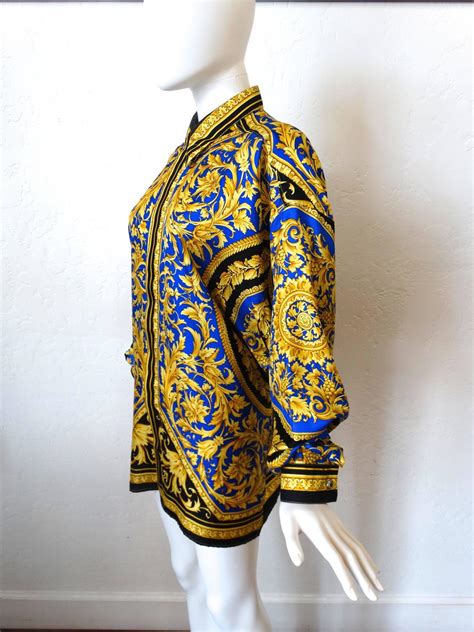 versace v2 silk shirt